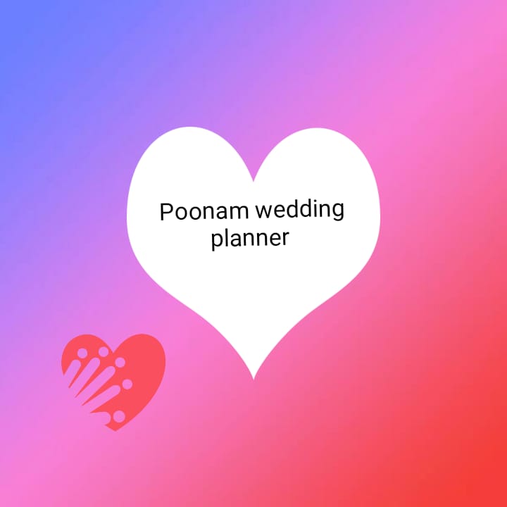 Poonam wedding planner  logo