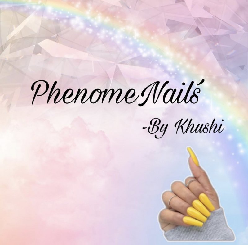 Phenomenails by khushi  logo