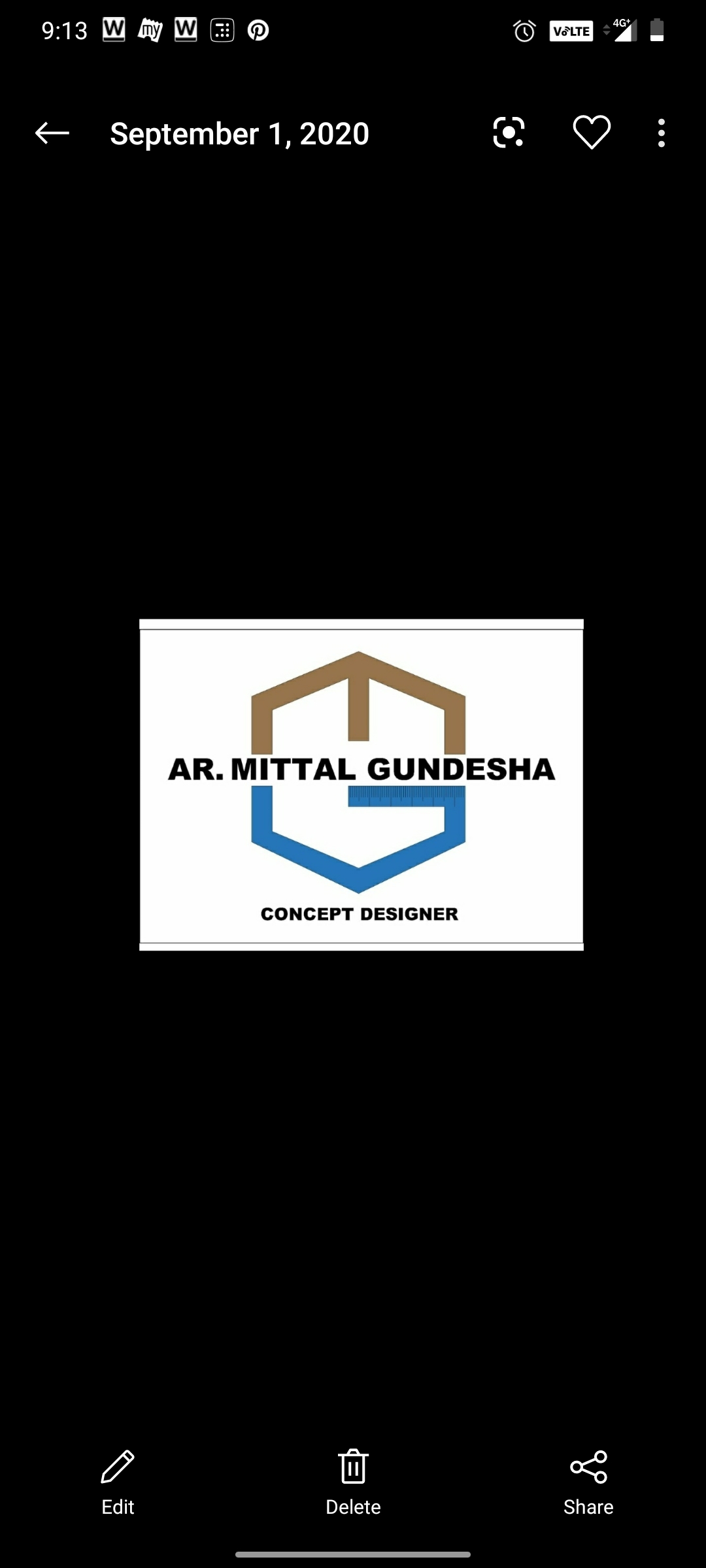 MG Architect and Interior Designer logo
